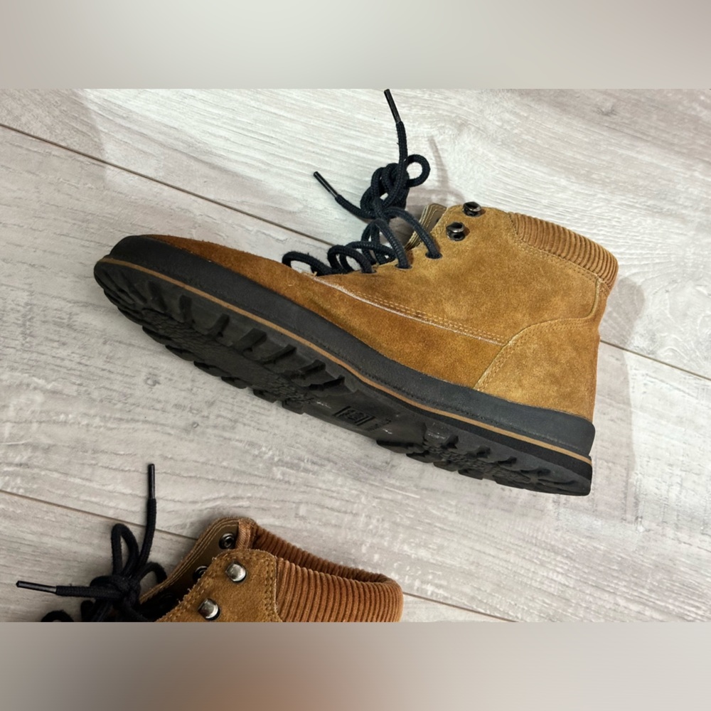 Vintage suede corduroy Keds high tops lace up 6M shoes classic outdoor retro - Picture 7 of 12